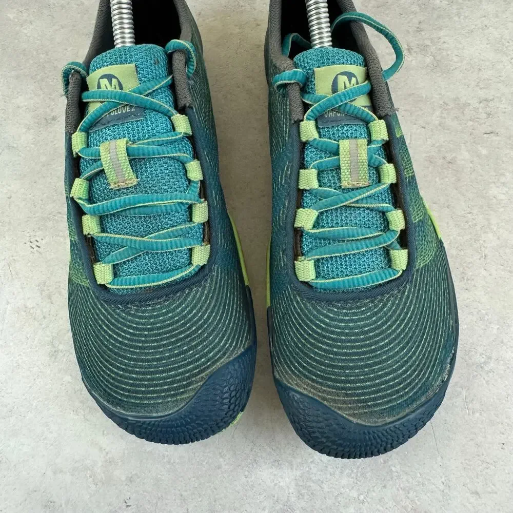 Merrell Vapor Glove 2 Women’s 6 Barefoot Minimalist Running Shoes Green Vibram